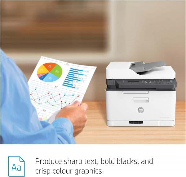 HP LaserJet 179fnw Colour Wireless Multifunction Printer wit... - Image 6