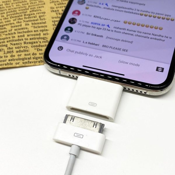 WORLDBOYU Lightning to 30 Pin Adapter Charging Sync Connecto... - Image 5