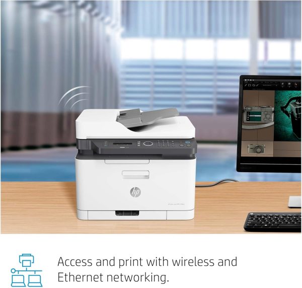 HP LaserJet 179fnw Colour Wireless Multifunction Printer wit... - Image 9
