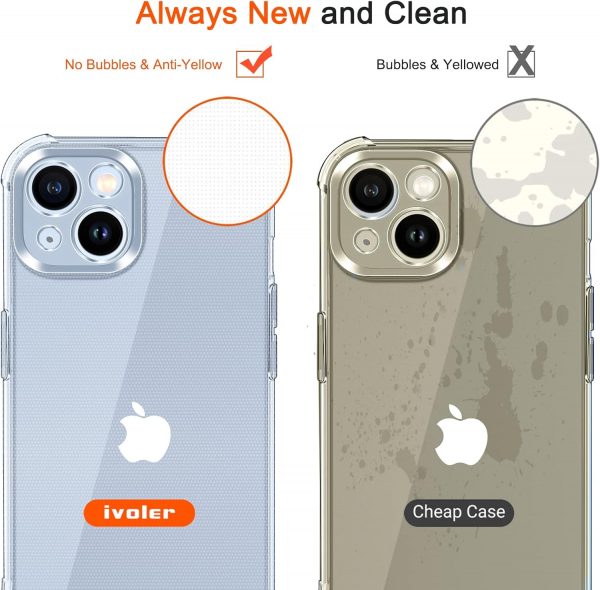 ivoler [4 in 1 Camera Cover Case Compatible with iPhone 14 6... - Image 7