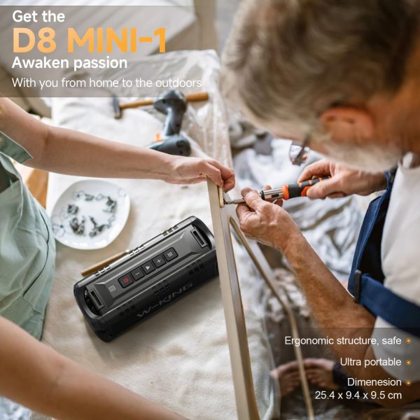 W-KING Bluetooth Speaker, (60W PEAK) 30W RMS Portable Wirele... - Image 9