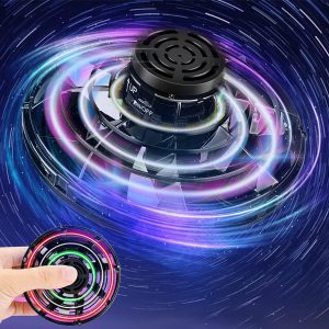 Flying Spinner Toys, Hand Controlled Mini Drone, RGB Light F…