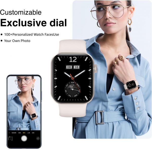 Smart Watch for Women Men Answer/Make Call,1.85"HD Screen Fi... - Image 7