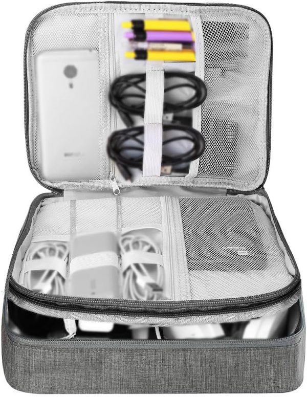HCFGS Travel Cable Organiser Bag, Electronics Accessories Or... - Image 2