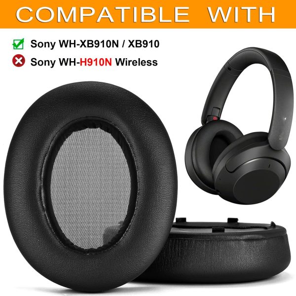 WH XB910N Earpads Cushions Replacement Compatible with Sony ... - Image 3