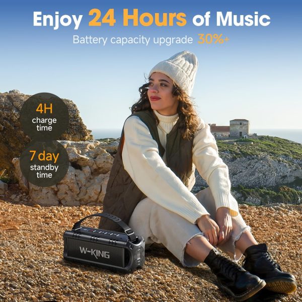 W-KING Bluetooth Speaker, (60W PEAK) 30W RMS Portable Wirele... - Image 8