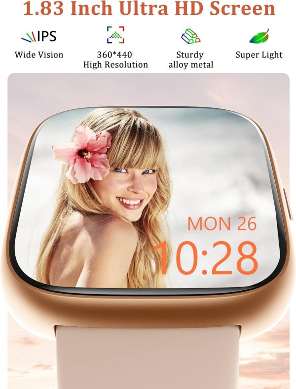 Smart Watch, Alexa Built-in, Answer/Make Calls 44mm Smartwat... - Image 4