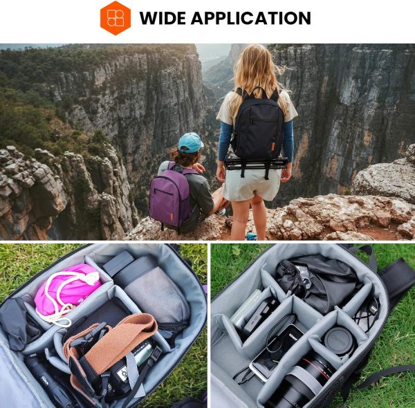 TARION Camera Backpack Waterproof Case Bag with Laptop Compa... - Image 10