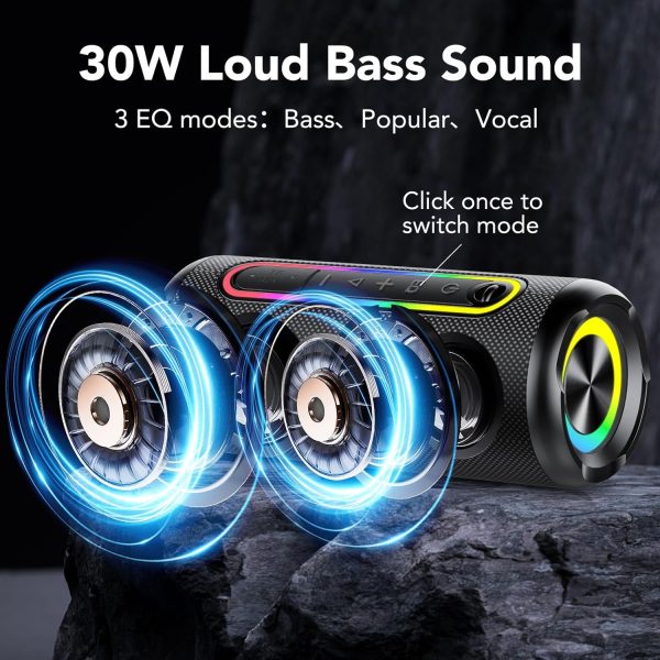 TIMU Portable Bluetooth Speaker Powerful 30W Wireless Speake... - Image 3