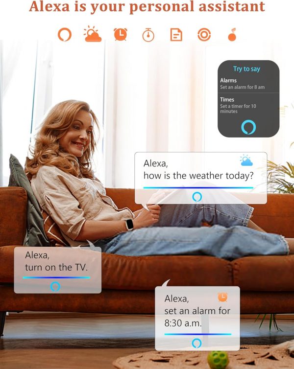 Smart Watch, Alexa Built-in, Answer/Make Calls 44mm Smartwat... - Image 3