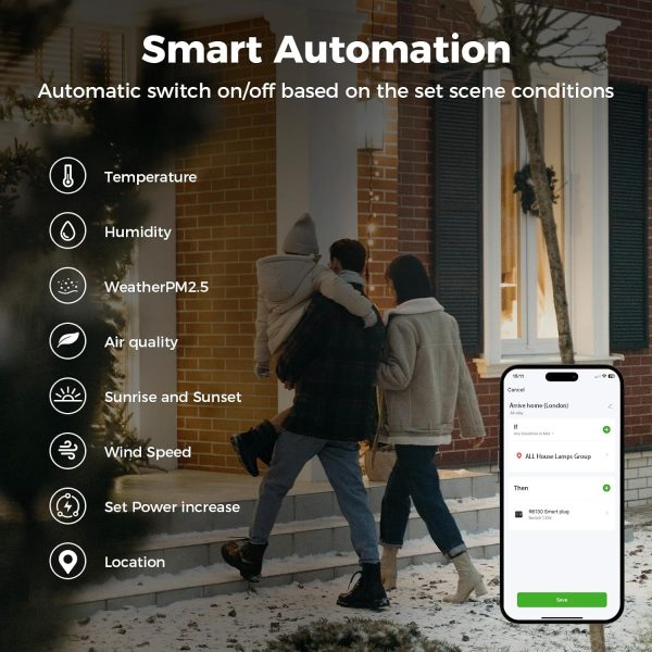 WOOX Smart Plug with Monitoring, Smart Sockets Work with Ale... - Image 4