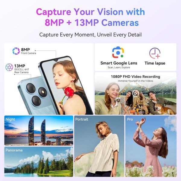 Blackview Mobile Phones, WAVE 8C Android 14 Phones, 6GB+64GB... - Image 6