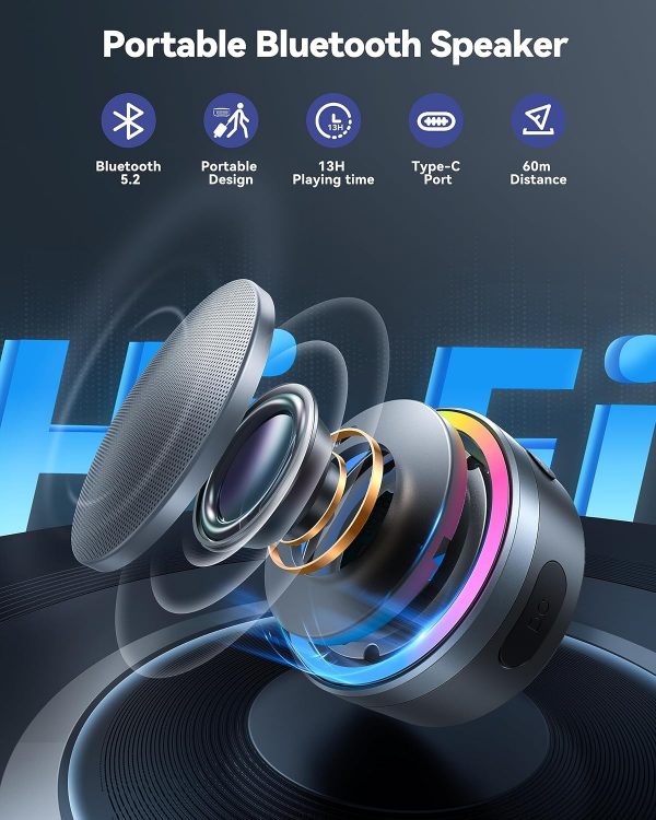 TECKNET Wireless Bluetooth Speaker, Portable Bluetooth Speak... - Image 5