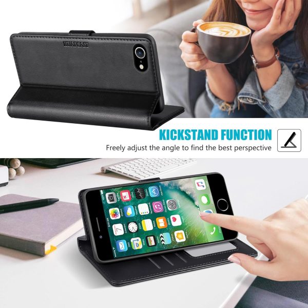 Kuafcase Case Compatible for iPhone 7/8/SE - 4 Card Slots, M... - Image 5
