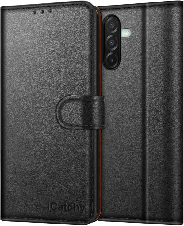 iCatchy for Samsung A26 5G Case with 4 Card Slots Leather Wa... - Image 8