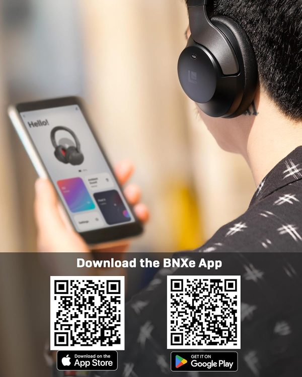 LINDY BNXe Wireless Active Noise Cancelling Headphones, Twin... - Image 7