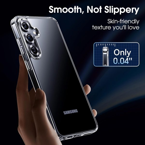 CASEKOO Crystal Clear for Samsung S25 Case [Never Yellow] [M... - Image 7