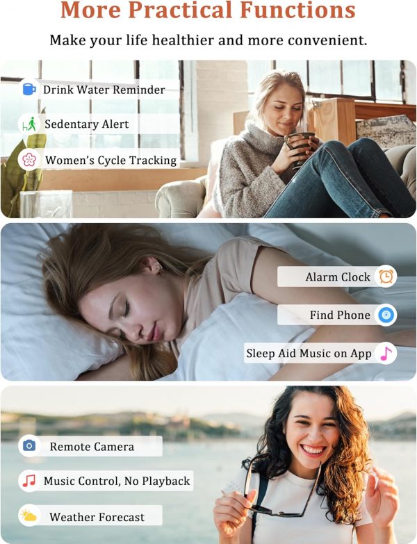 Smart Watch, Alexa Built-in, Answer/Make Calls 44mm Smartwat... - Image 8