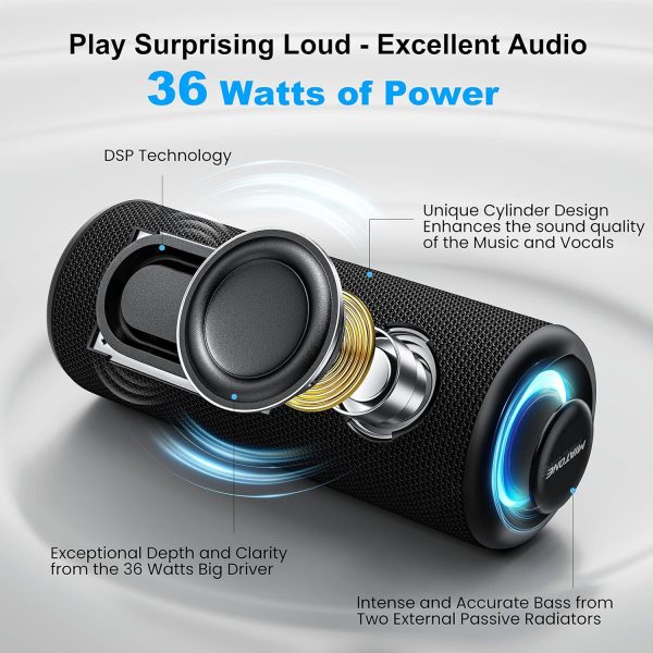 MIATONE Boompro Bluetooth Speaker 36W Portable Speakers with... - Image 3