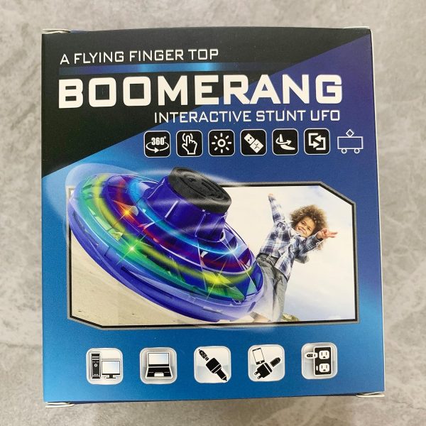 Flying Spinner Toys, Hand Controlled Mini Drone, RGB Light F... - Image 10