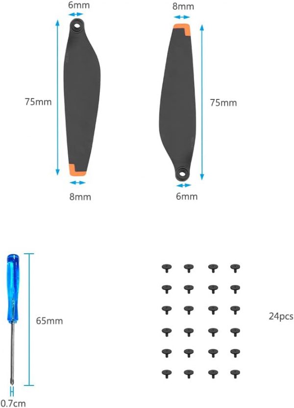 Ainiv 16pcs Propellers for DJI Mini 3 Pro, Replaceable Prope... - Image 3