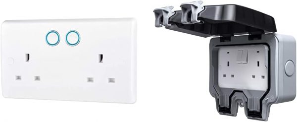 BG Electrical 822/HC-01 Smart Power Socket, Alexa Compatible... - Image 2