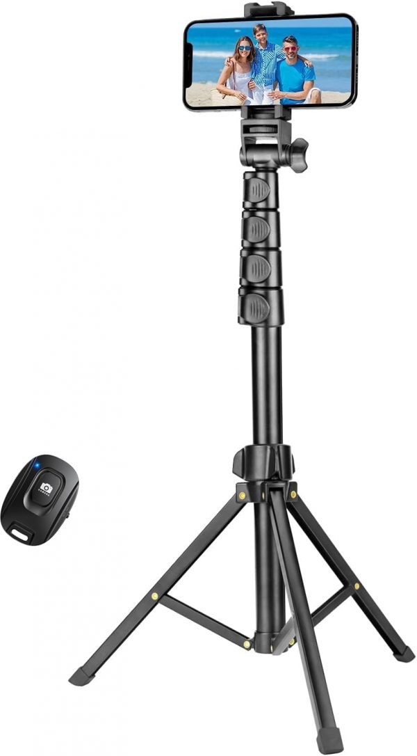 YOTOCversion 1.7 Meter/67 inch Phone Tripod Stand & Bluetoot... - Image 2