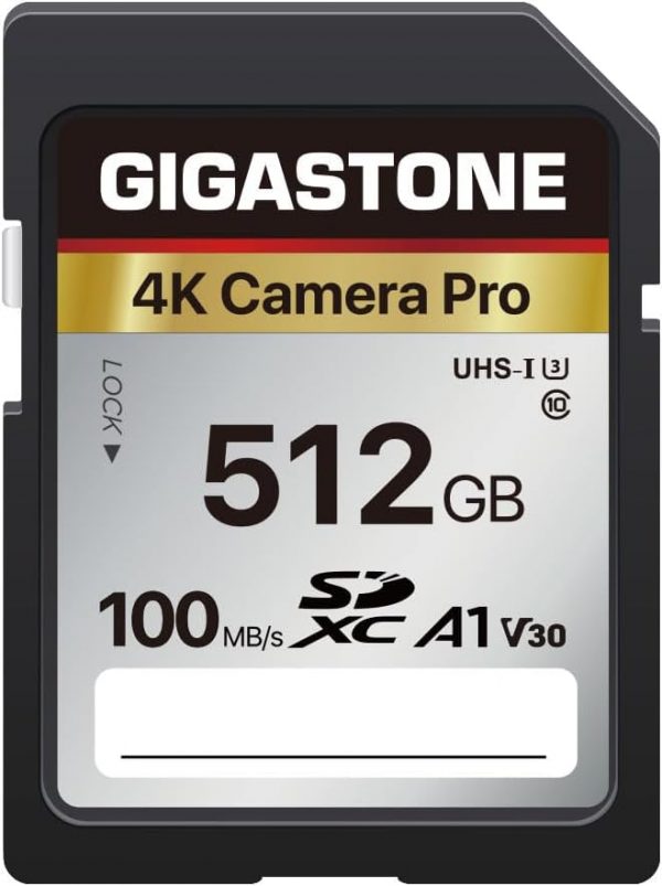 Gigastone 512GB SDXC Memory Card 4K Pro Series Camera Transf... - Image 2