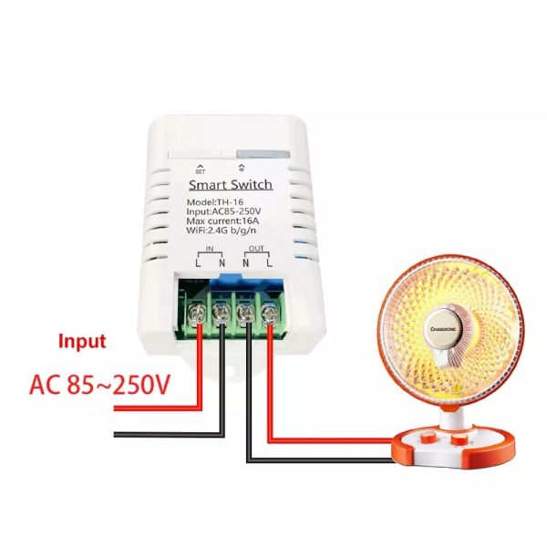MHCOZY eWeLink 16A Smart Switch with Temperature and Humidit... - Image 3