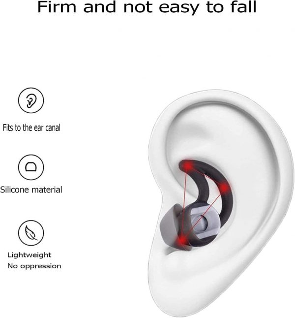 Adhiper Replacement QC30 Noise Cancelling Earbuds compatible... - Image 3