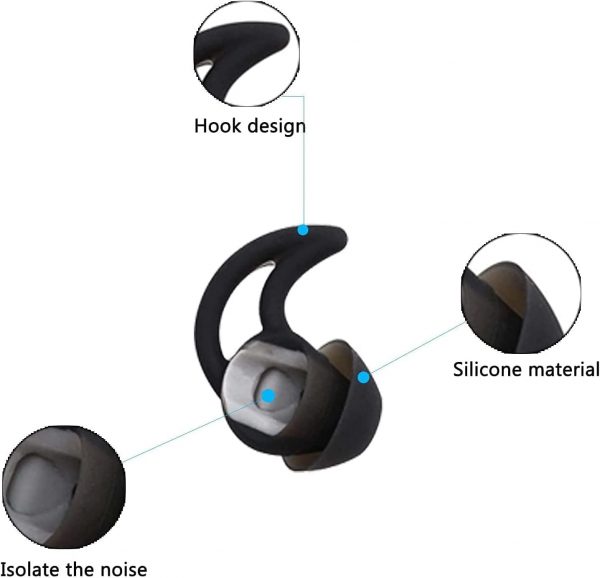 Adhiper Replacement QC30 Noise Cancelling Earbuds compatible... - Image 5