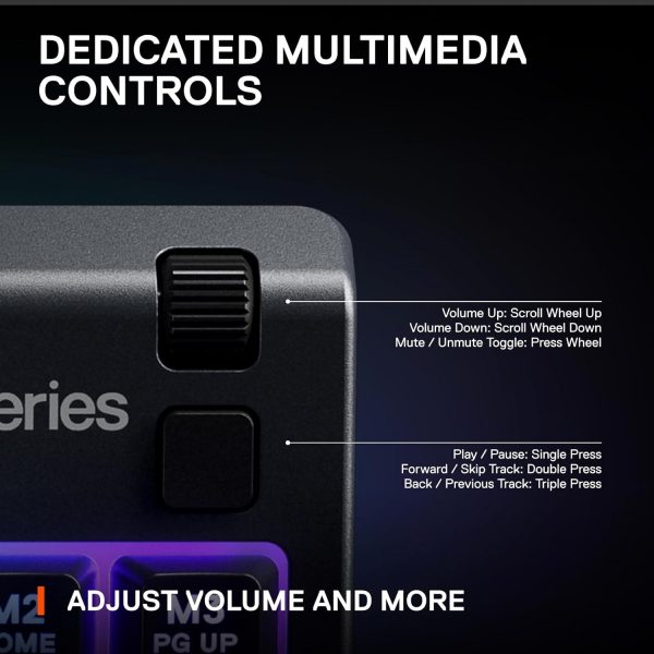 SteelSeries Apex 3 TKL - RGB Gaming Keyboard - Tenkeyless Co... - Image 7