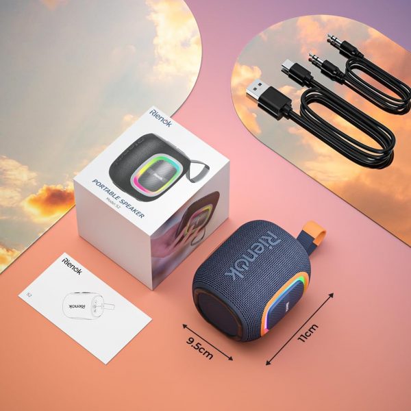 RIENOK Bluetooth Speaker Wireless Portable Waterproof Speake... - Image 9