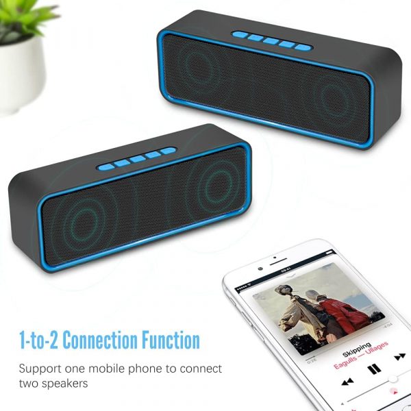Kolaura Portable Wireless Speaker, Bluetooth 5.0 Speaker wit... - Image 3