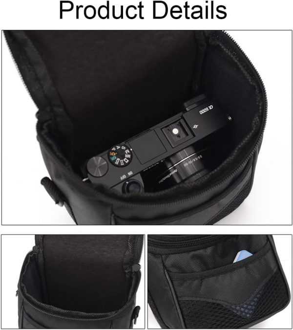 Hosoncovy Micro Digital Camera Storage Bag Travel Case Singl... - Image 3