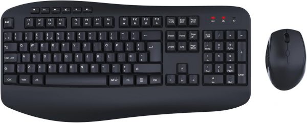Wireless Keyboard and Mouse Set, 2.4GHz USB Connection, Full... - Image 2