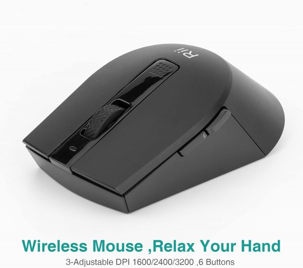 Wireless Keyboard and Mouse Set, Keyboard and Mouse with Ult... - Image 5