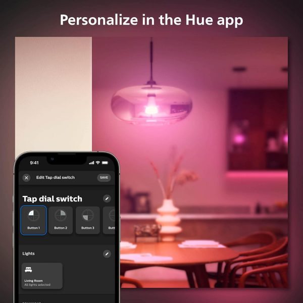 Philips Hue Tap Dial Switch [White] Easy Smart Lighting Cont... - Image 10