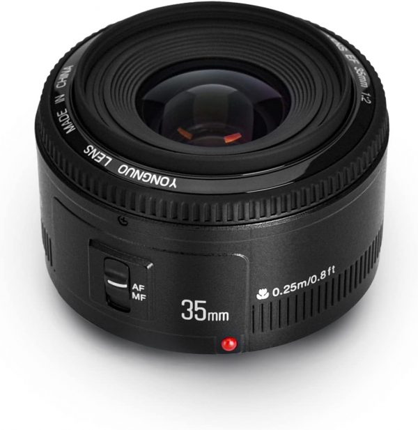Yongnuo YN35 mm Lens for Canon Camera DSLR - Image 10