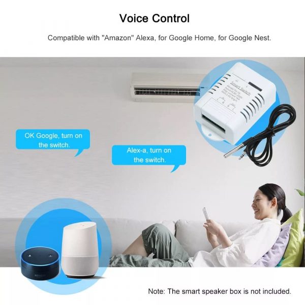 MHCOZY eWeLink 16A Smart Switch with Temperature and Humidit... - Image 4
