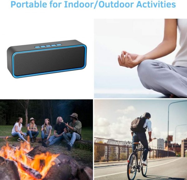 Kolaura Portable Wireless Speaker, Bluetooth 5.0 Speaker wit... - Image 9