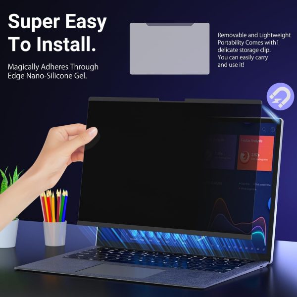 ZOEGAA Magnetic Privacy Screen for 13.5 inch Microsoft Surfa... - Image 5