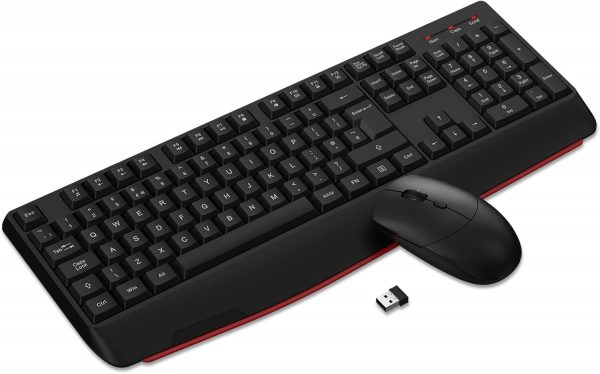 cimetech JQ725 Wireless Keyboard and Mouse, 2.4G Ergonomic K... - Image 9
