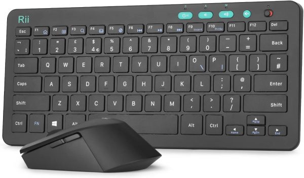 Wireless Keyboard and Mouse Set, Keyboard and Mouse with Ult... - Image 2