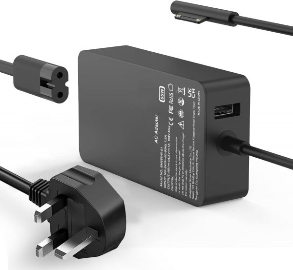 Surface Pro Charger for 65W Microsoft Surface Pro 10/9/8/X/7... - Image 2