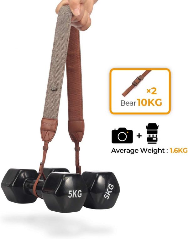 TARION Camera Shoulder Neck Strap Vintage Belt for All DSLR ... - Image 4