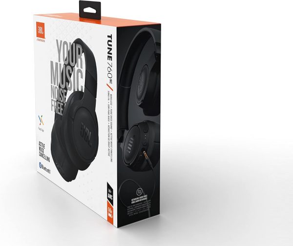 JBL Tune 760 NC Wired and Wireless Over-Ear Headphones with ... - Image 9