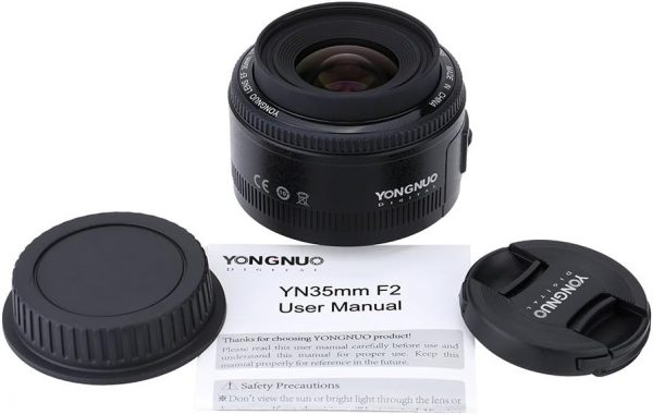 Yongnuo YN35 mm Lens for Canon Camera DSLR - Image 5