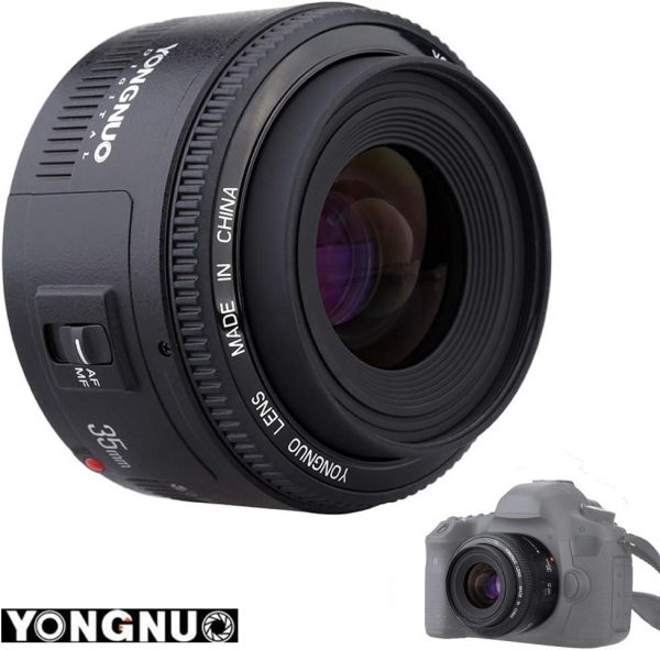 Yongnuo YN35 mm Lens for Canon Camera DSLR - Image 9