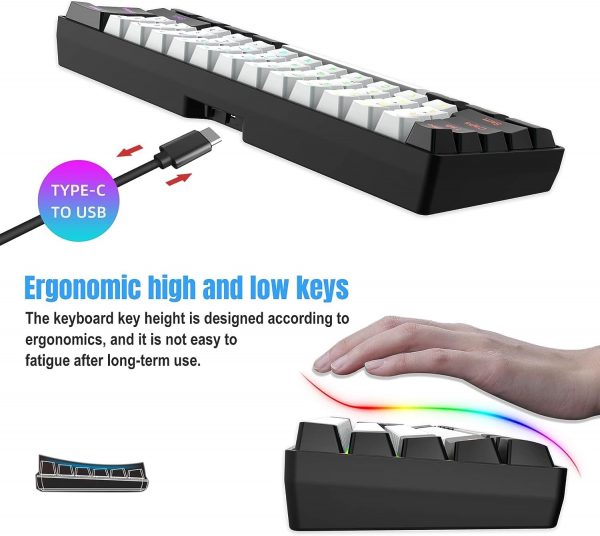 Snpurdiri 2.4G Wireless Gaming Keyboard and Mouse Combo, Inc... - Image 5